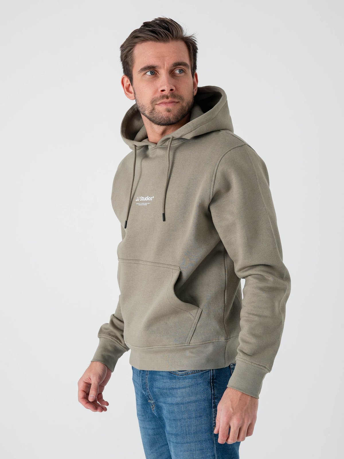 Jack and Jones Soho Sweat Hood Vetiver