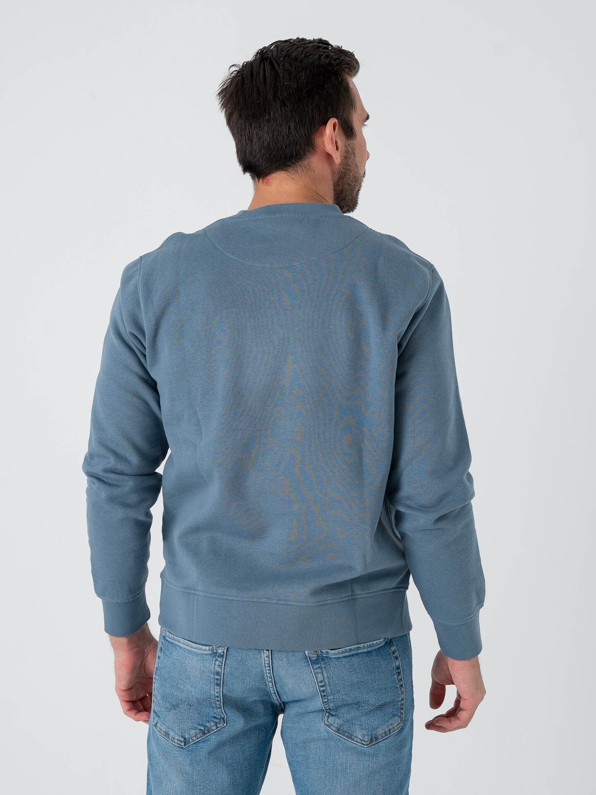 Jack and Jones Soho Sweat Crew Neck Blue Mirage