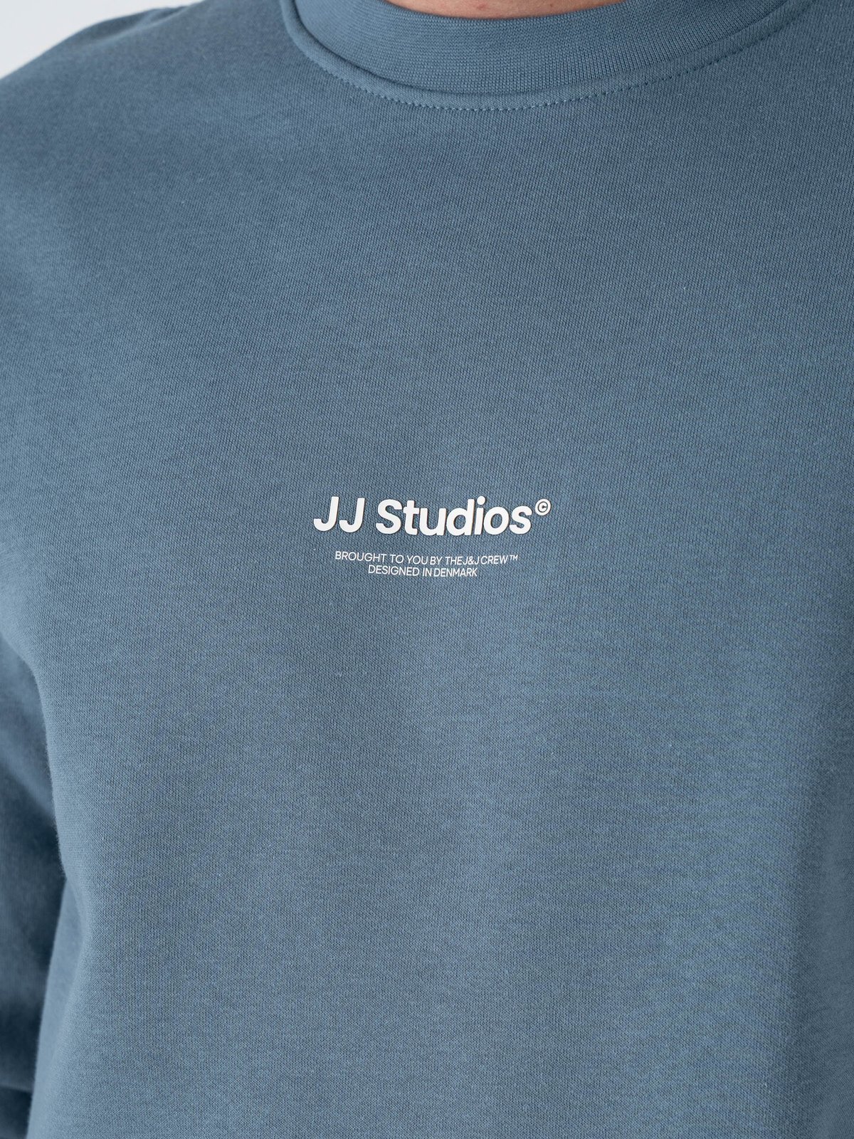 Jack and Jones Soho Sweat Crew Neck Blue Mirage