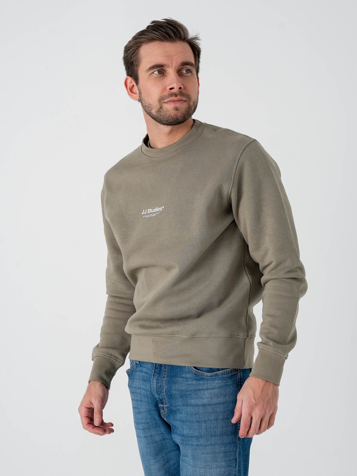 Jack and Jones Soho Sweat Crew Neck Vetiver