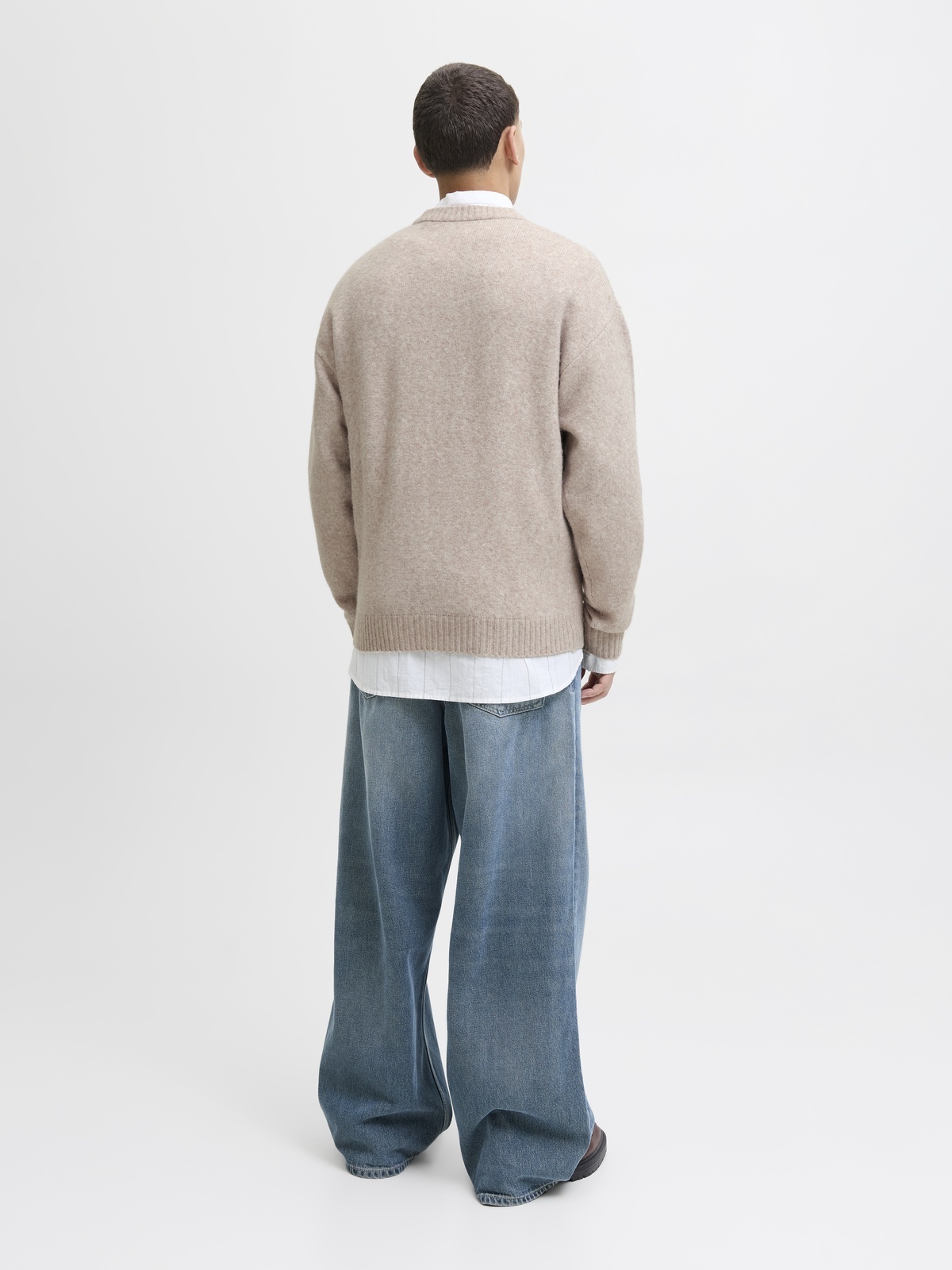 Jack and Jones Soho Ollie Knit Crew Neck Atmosphere