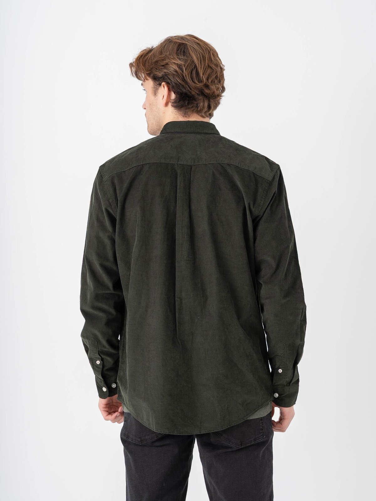 Jack and Jones Classic Cord Shirt Long Sleeve Rosin