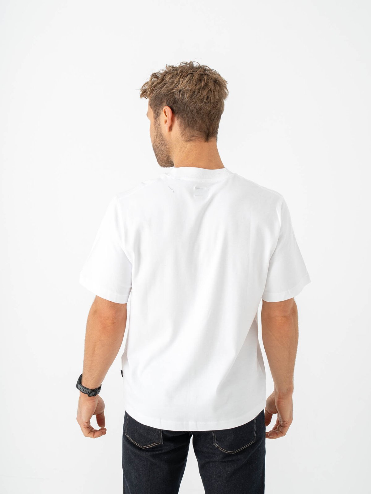Jack & Jones Owen Short Sleeve Branding Tee Bright White