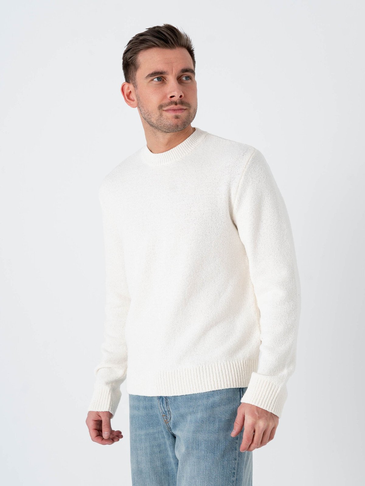 Jack and Jones Catskills Knit Crew Neck Sea Salt