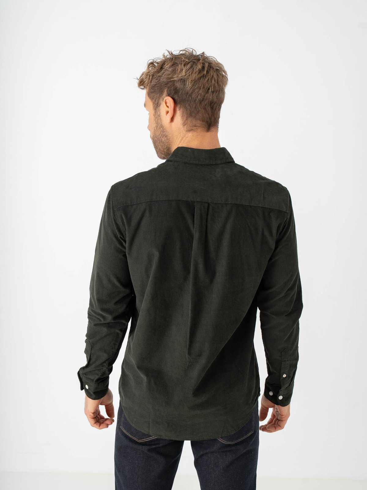 Jack and Jones Field Cord Shirt Long Sleeve Rosin