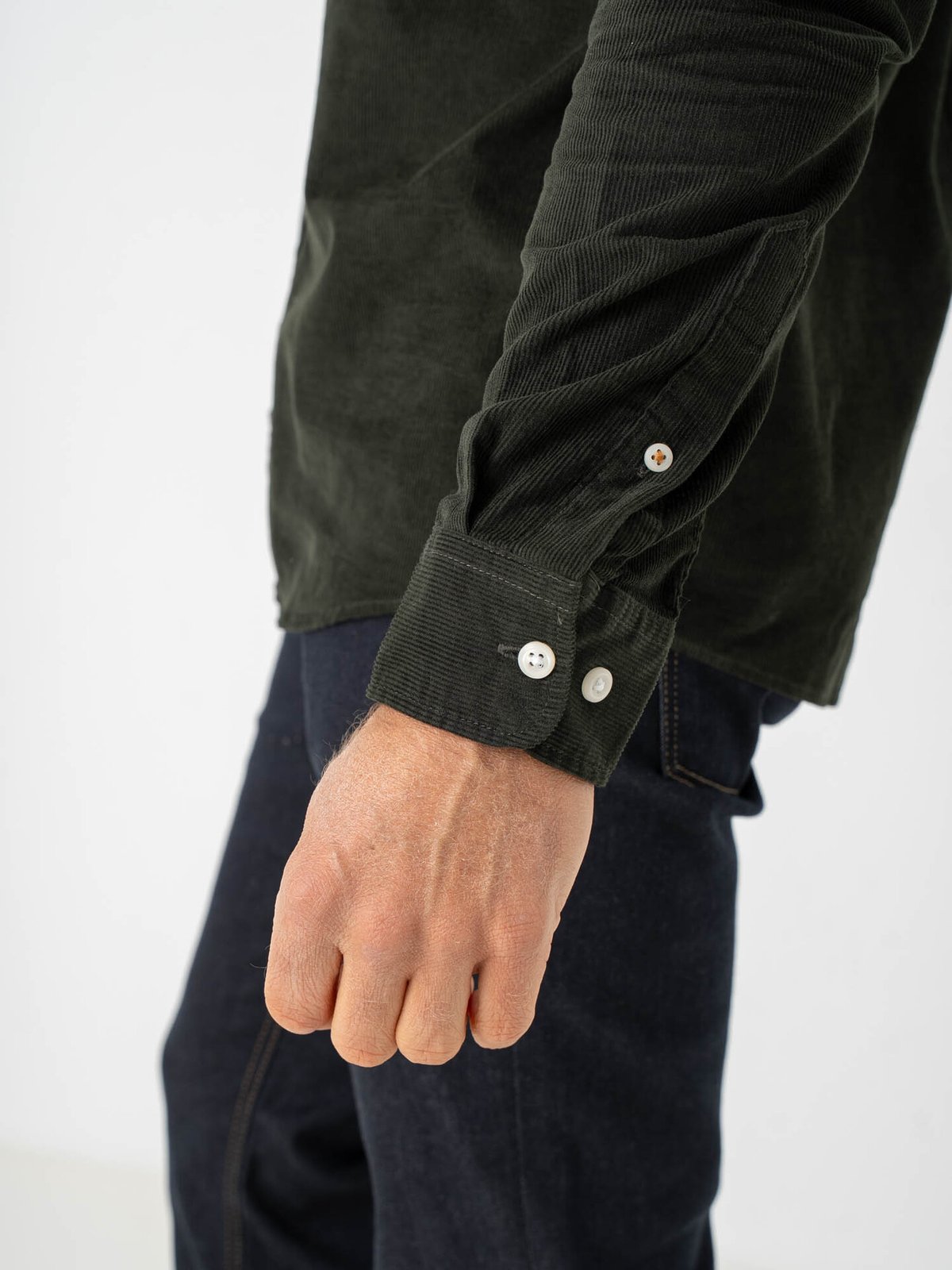 Jack and Jones Field Cord Shirt Long Sleeve Rosin