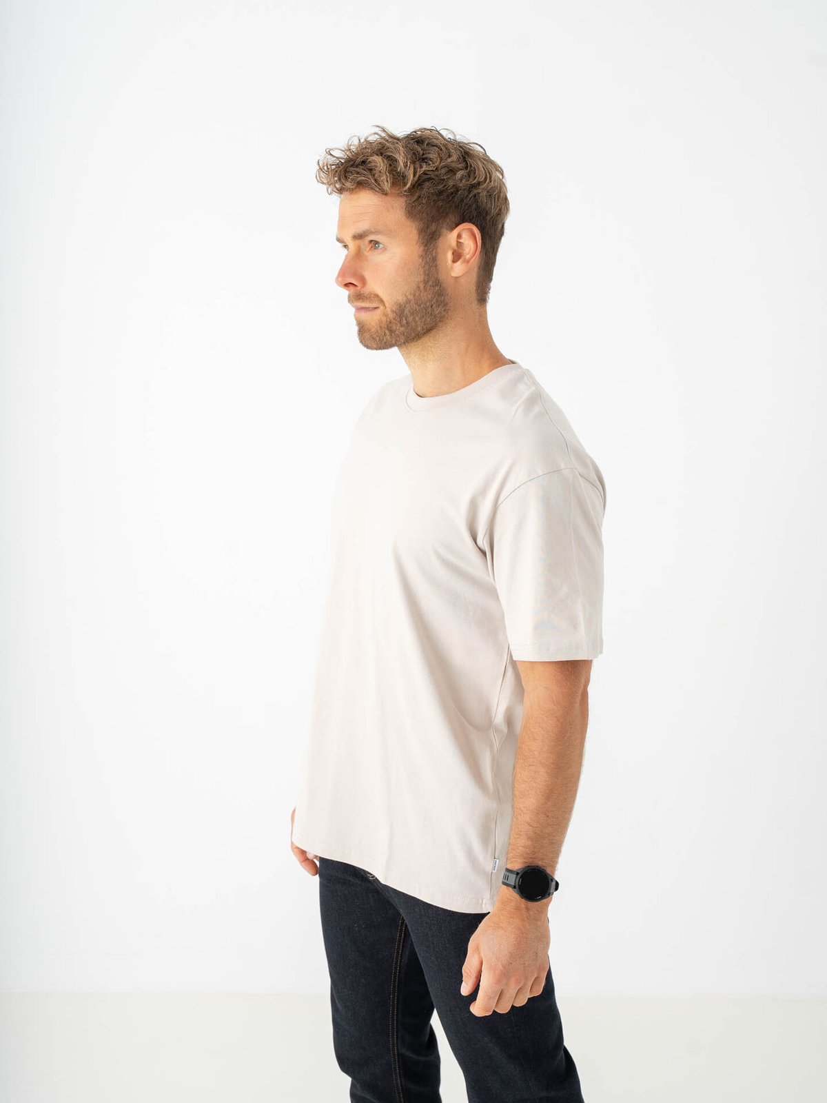 Jack & Jones Organic Relaxed Tee Short Sleeve O-Neck Moonbeam