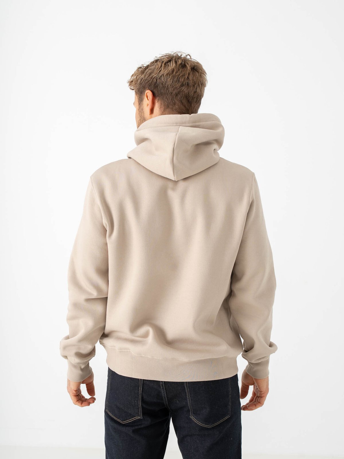 Jack & Jones Frederiksberg Monogram Sweat Hood Feather Gray
