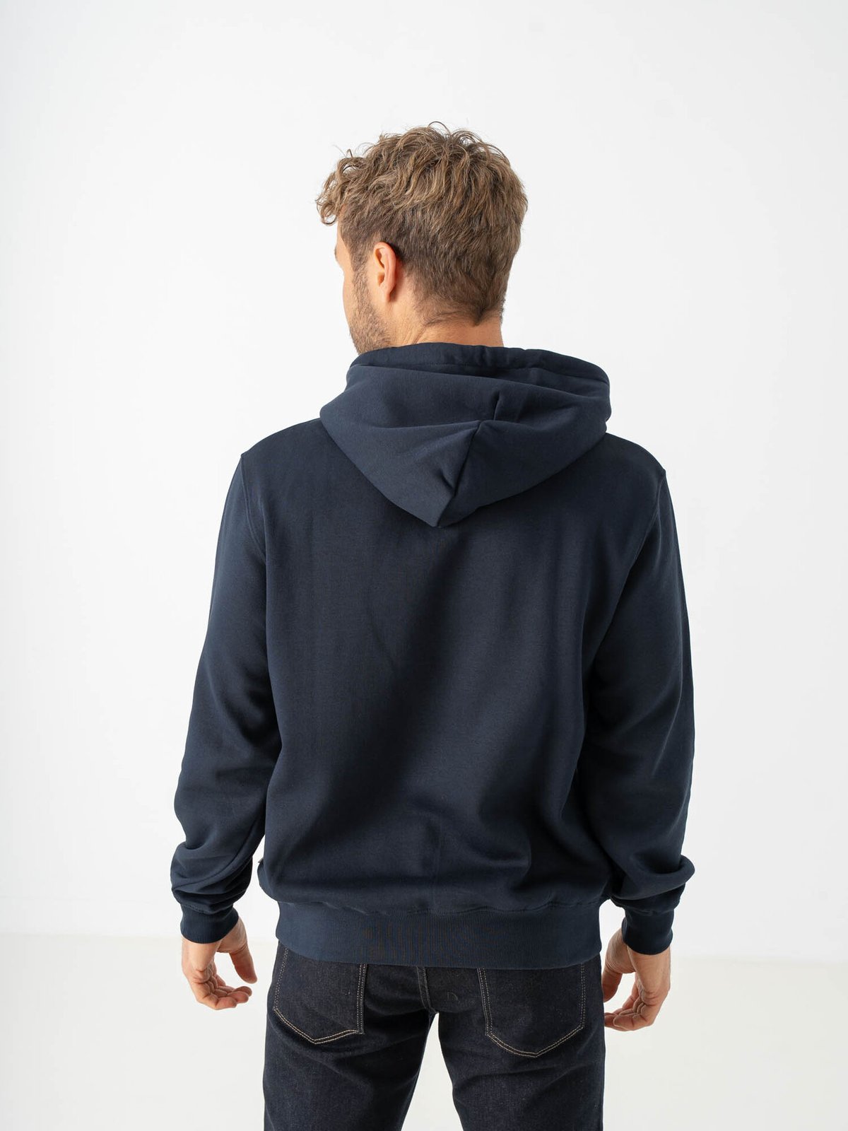 Jack & Jones Frederiksberg Monogram Sweat Hood Sky Captain