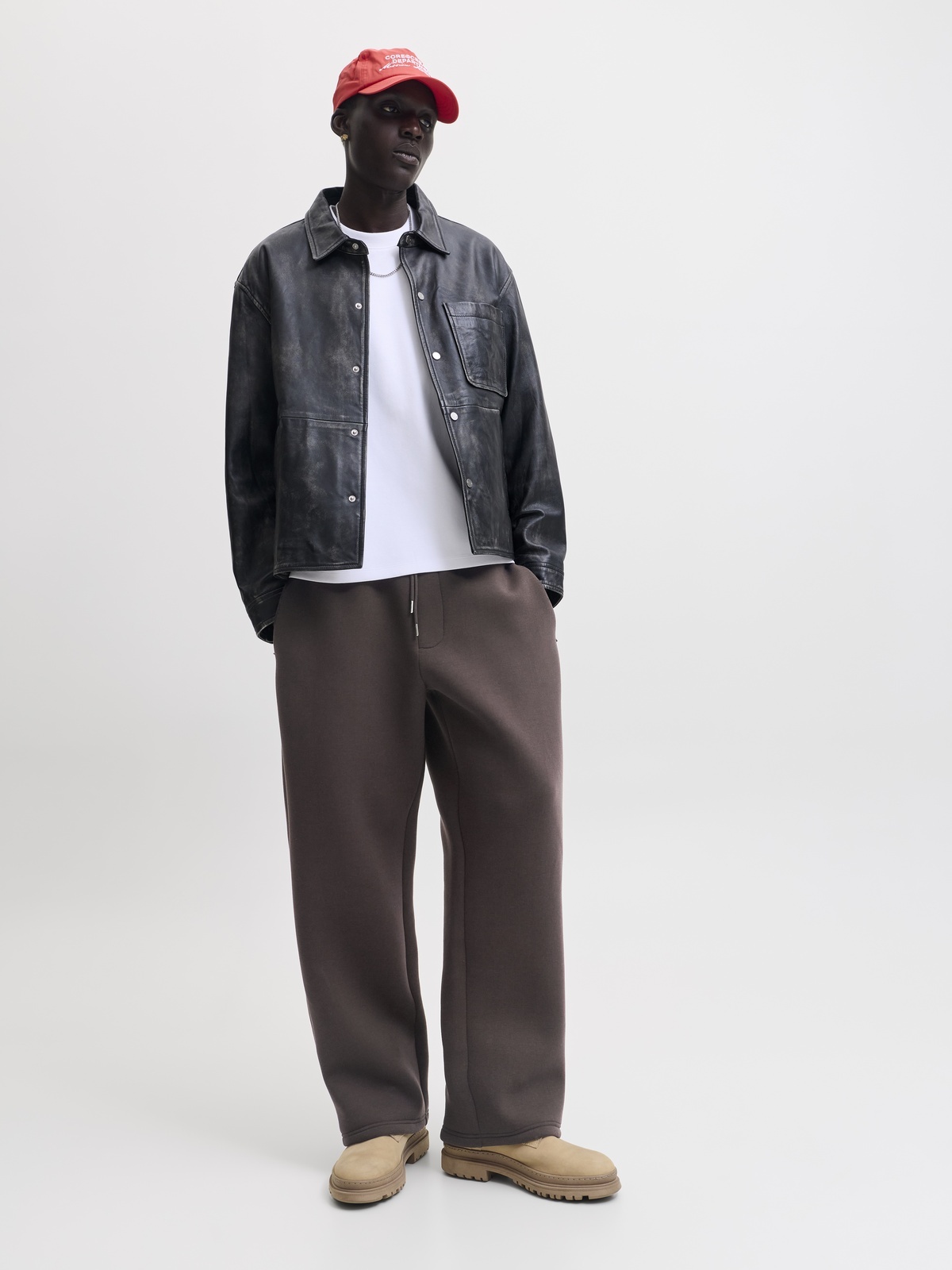 Jack & Jones Legacy Scuba Uncuffed Sweat Pant Chocolate Torte
