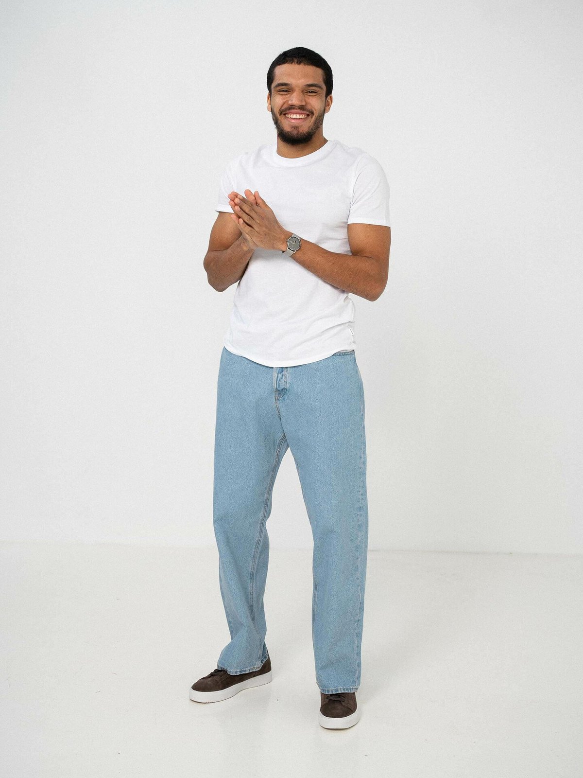 Jack and Jones Alex Original Jeans Blue Denim