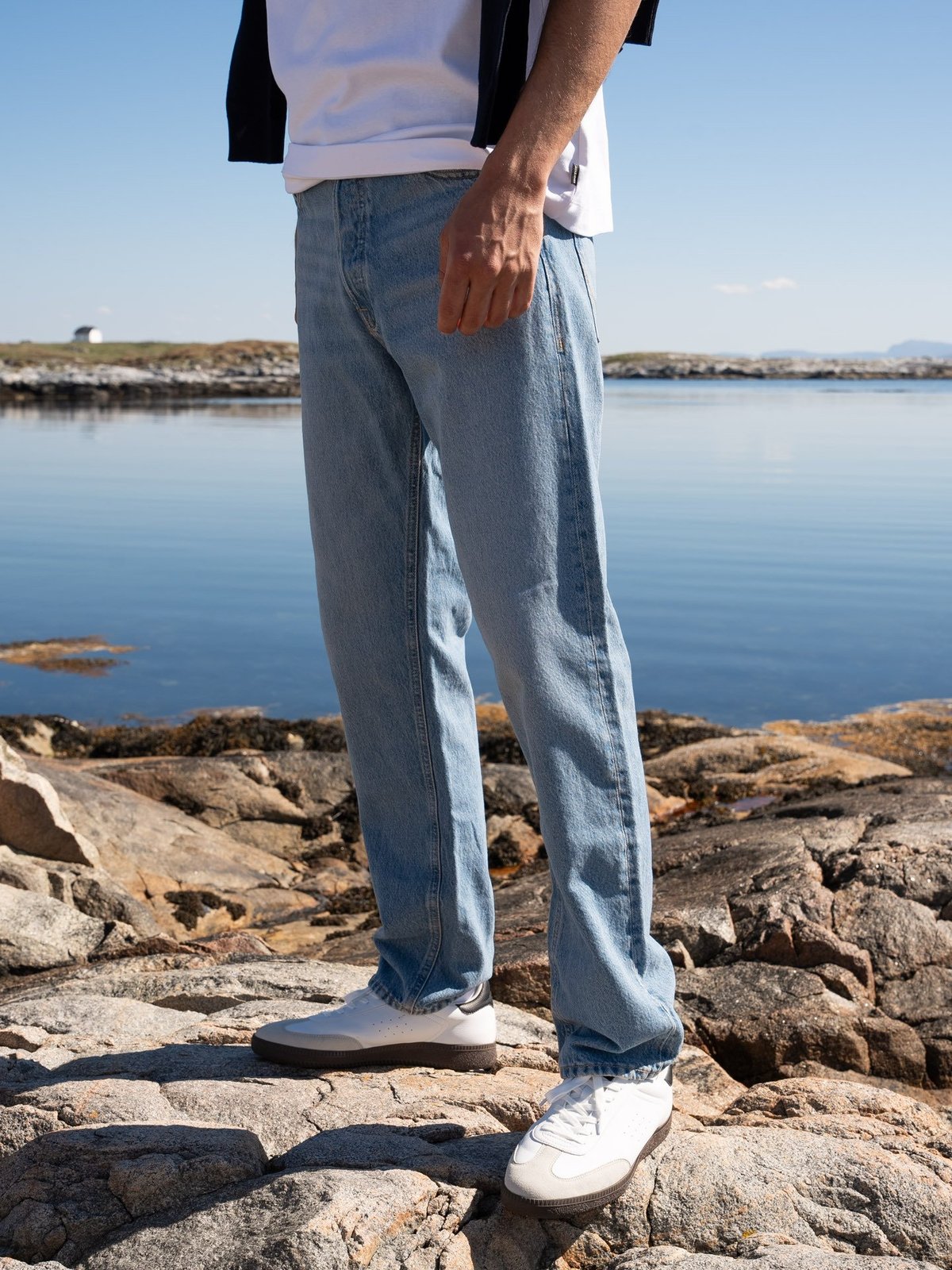 Jack and Jones Chris Original Jeans Blue Denim