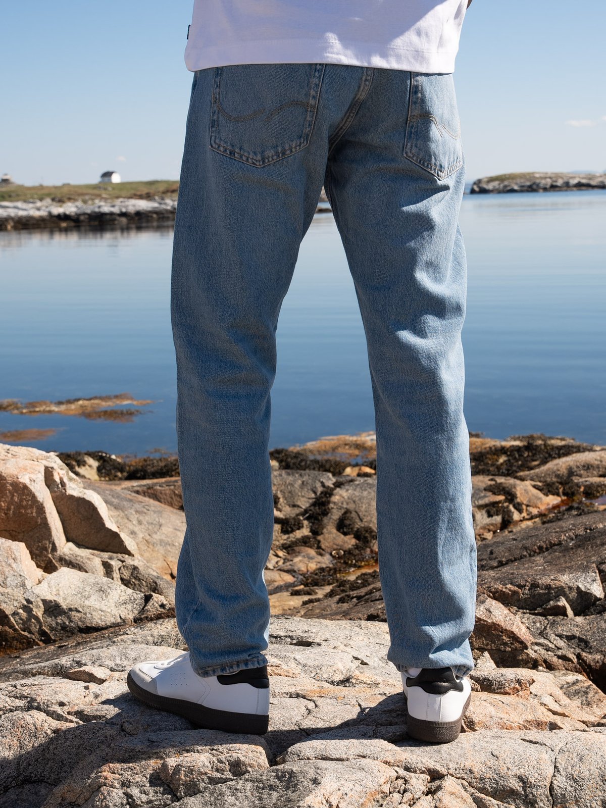 Jack and Jones Chris Original Jeans Blue Denim