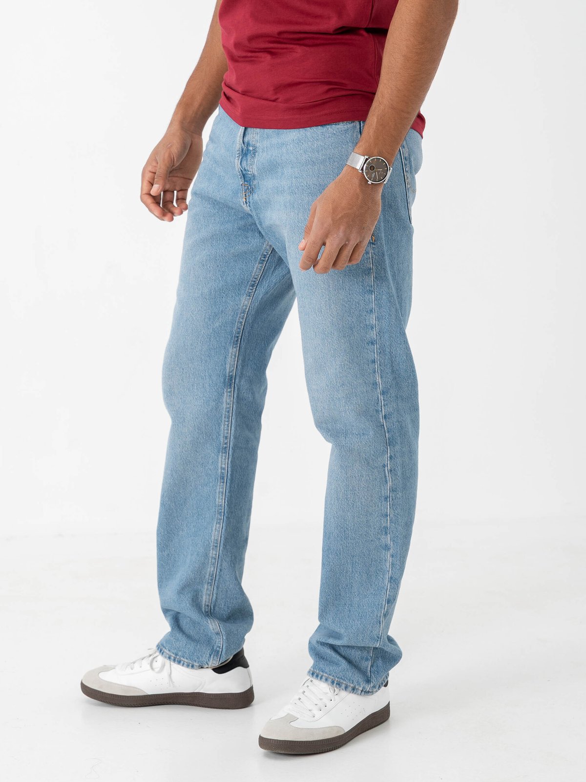 Jack and Jones Chris Original Jeans Blue Denim