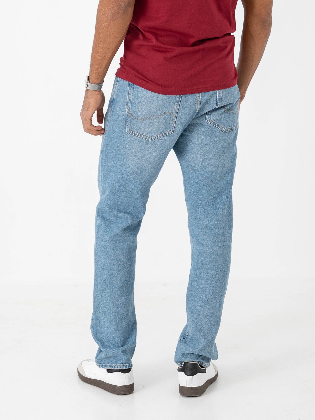 Jack and Jones Chris Original Jeans Blue Denim