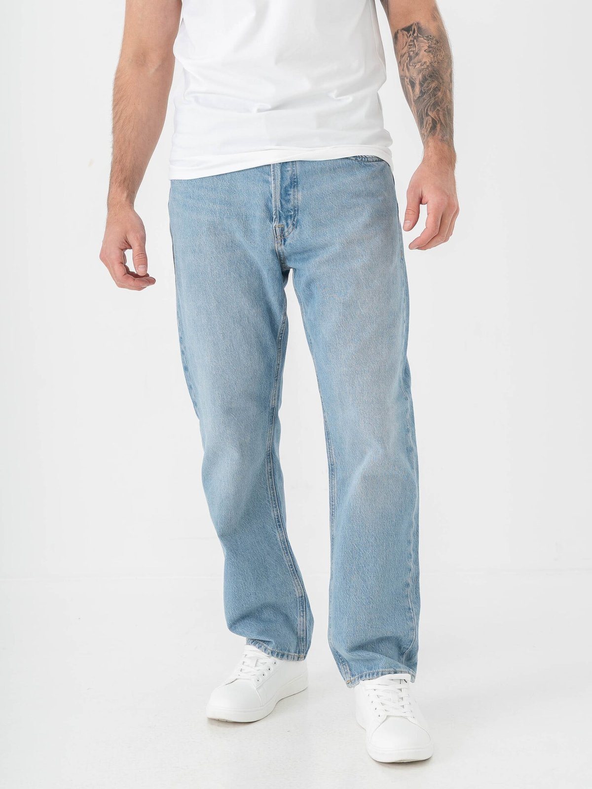 Jack and Jones Chris Original Jeans Blue Denim