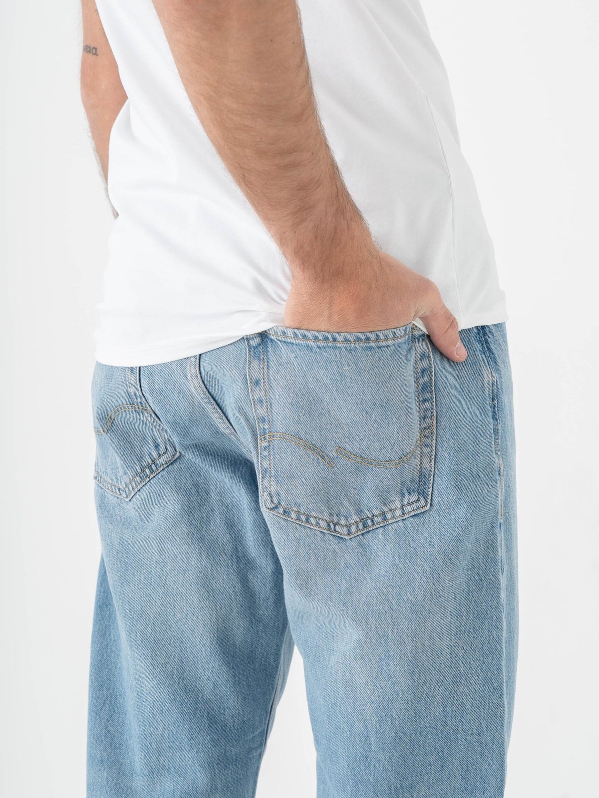 Jack and Jones Chris Original Jeans Blue Denim