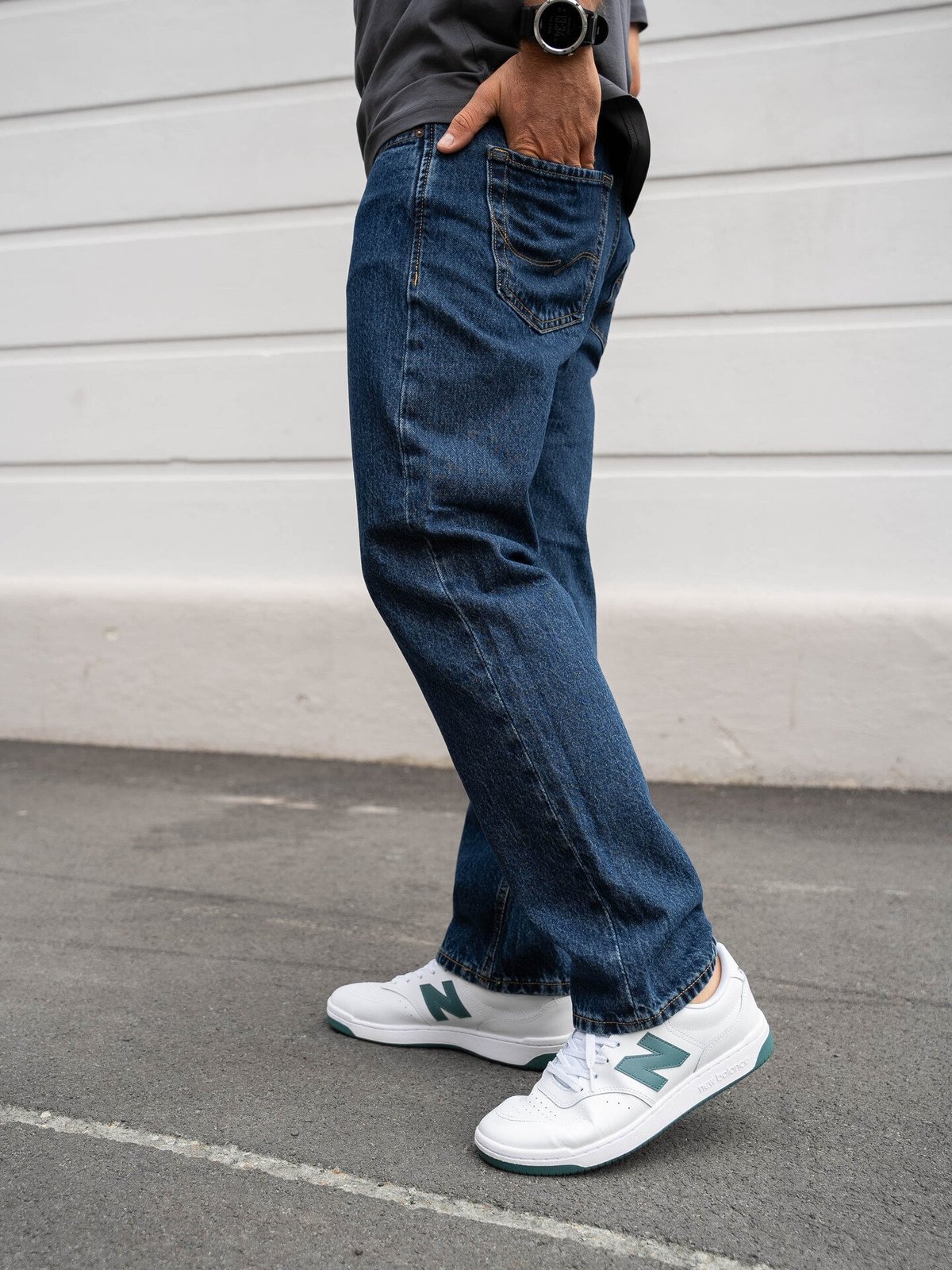 Jack and Jones Chris Original Jeans Blue Denim