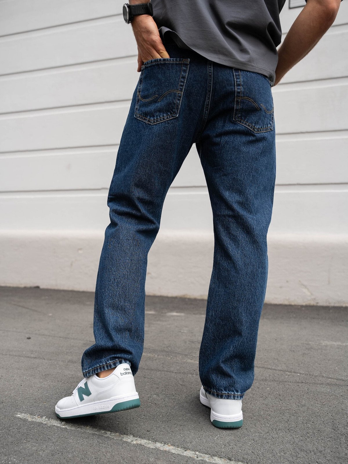 Jack and Jones Chris Original Jeans Blue Denim