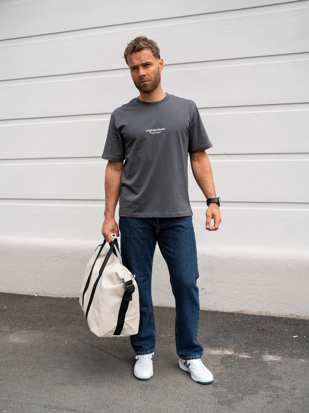 Jack and Jones Chris Original Jeans Blue Denim