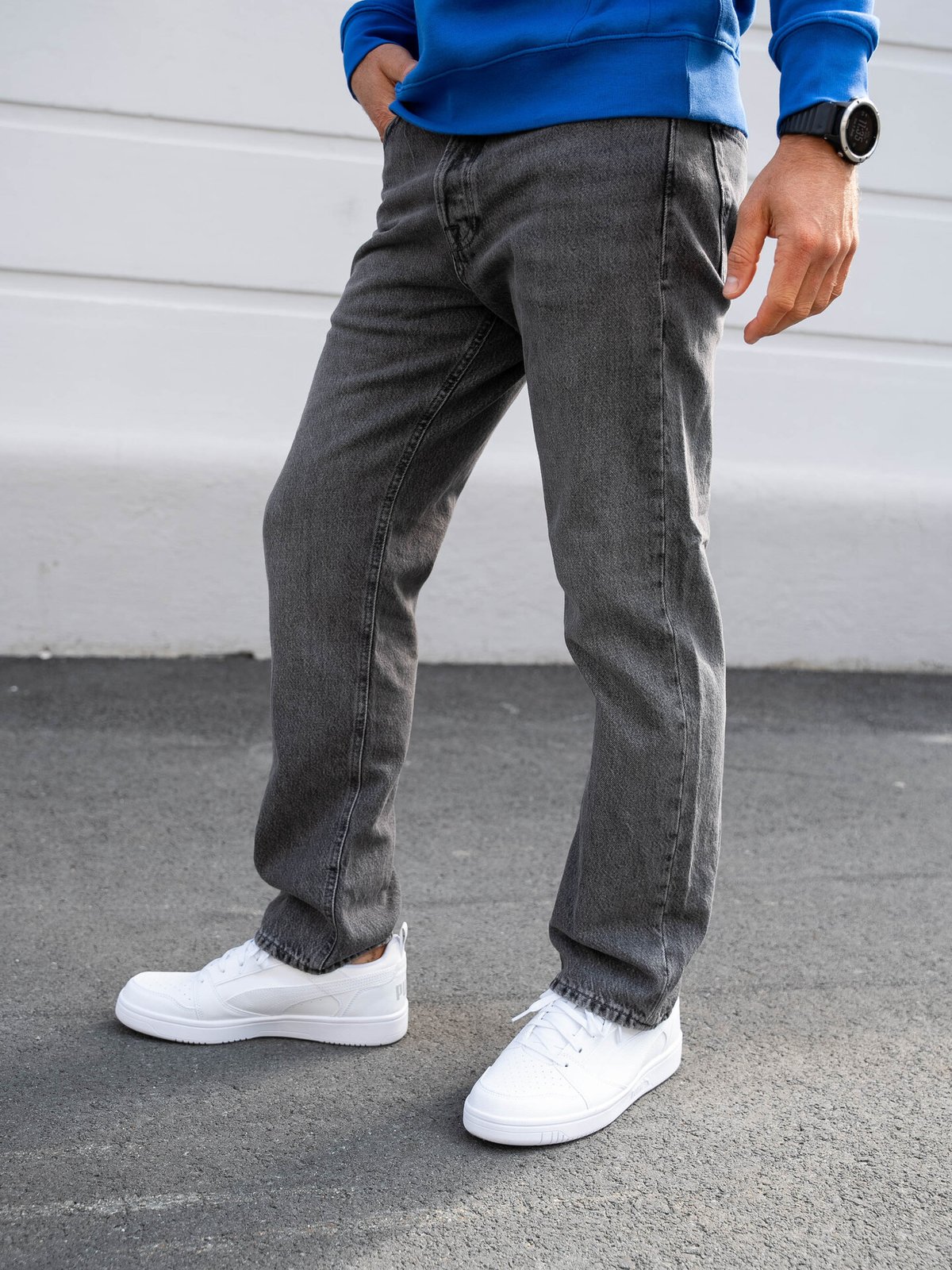 Jack and Jones Chris Original Jeans Black Denim