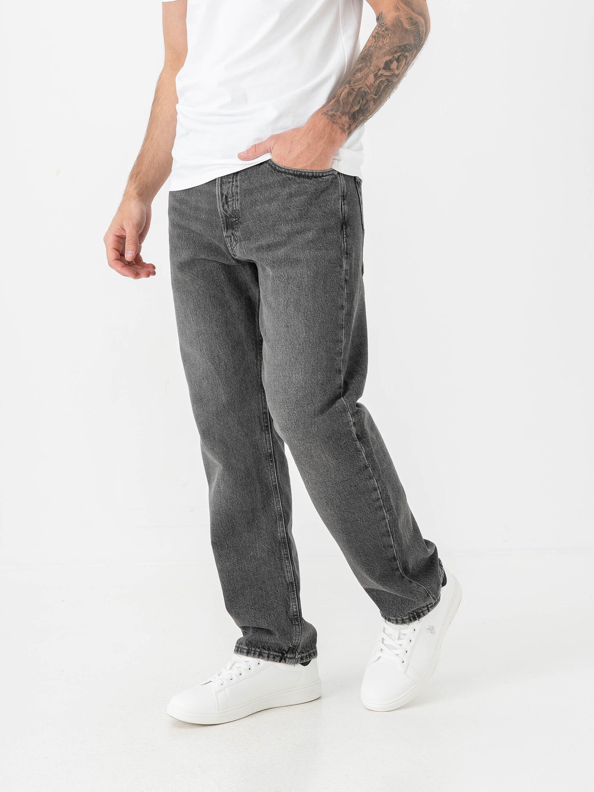 Jack and Jones Chris Original Jeans Black Denim