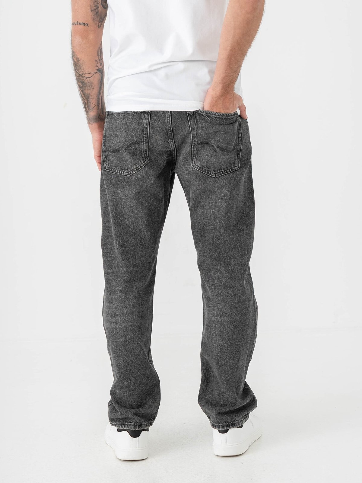 Jack and Jones Chris Original Jeans Black Denim
