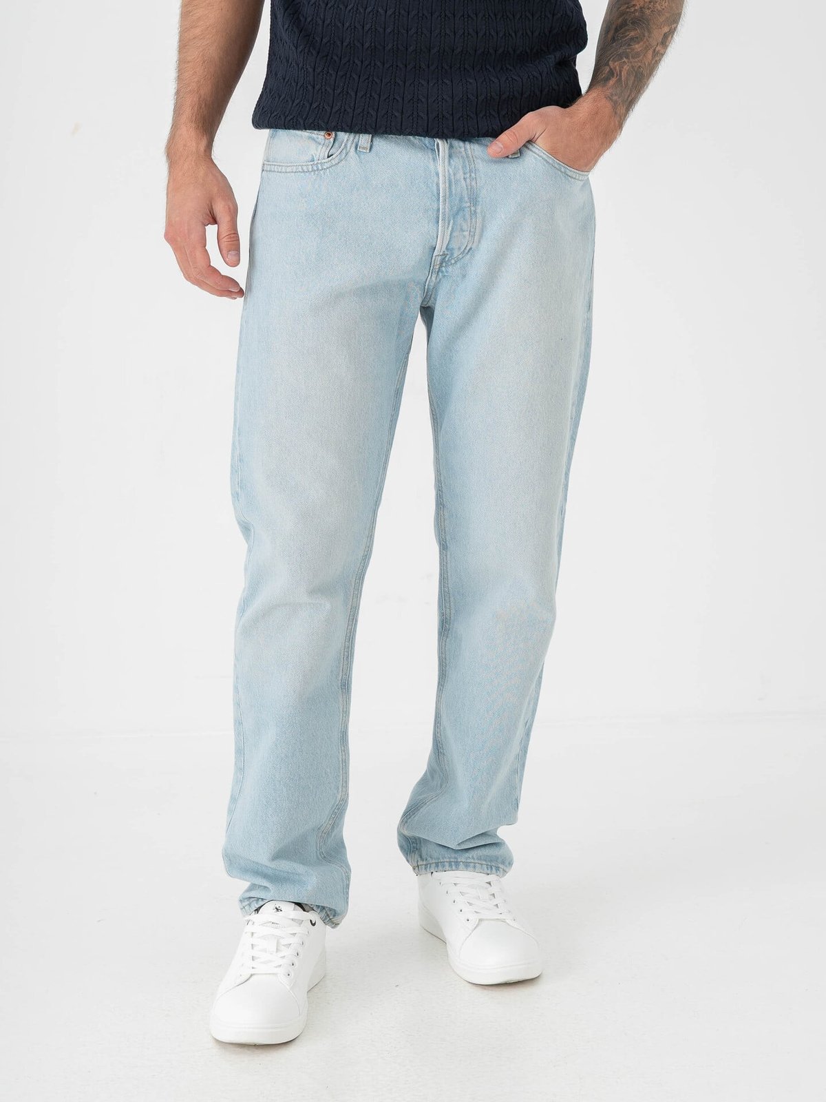 Jack and Jones Chris Original Jeans Blue Denim 532