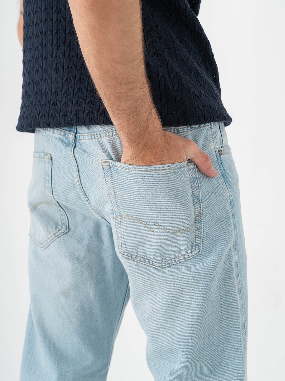 Jack and Jones Chris Original Jeans Blue Denim 532