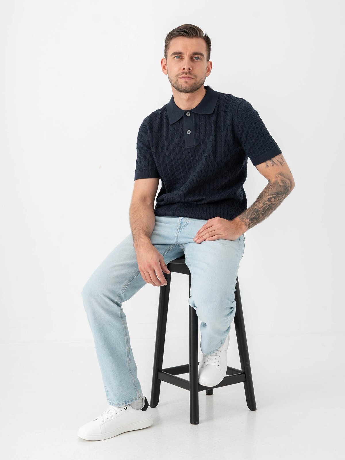 Jack and Jones Chris Original Jeans Blue Denim 532