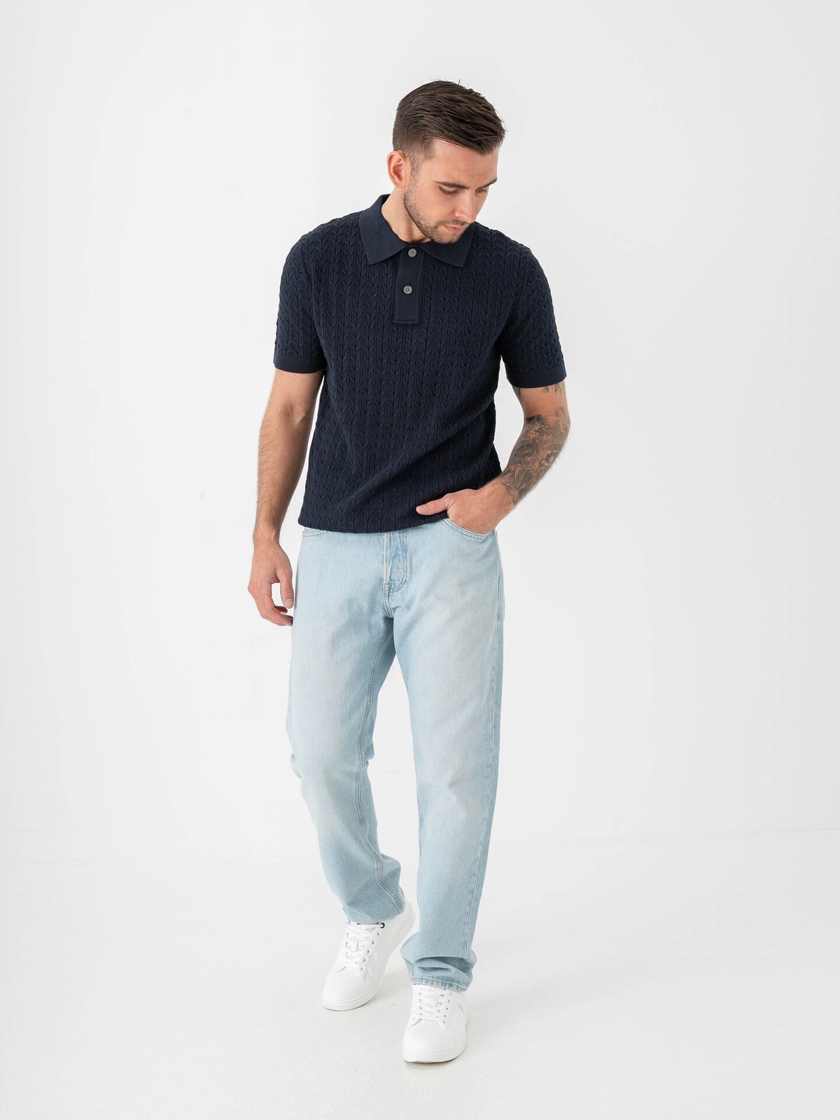 Jack and Jones Chris Original Jeans Blue Denim 532
