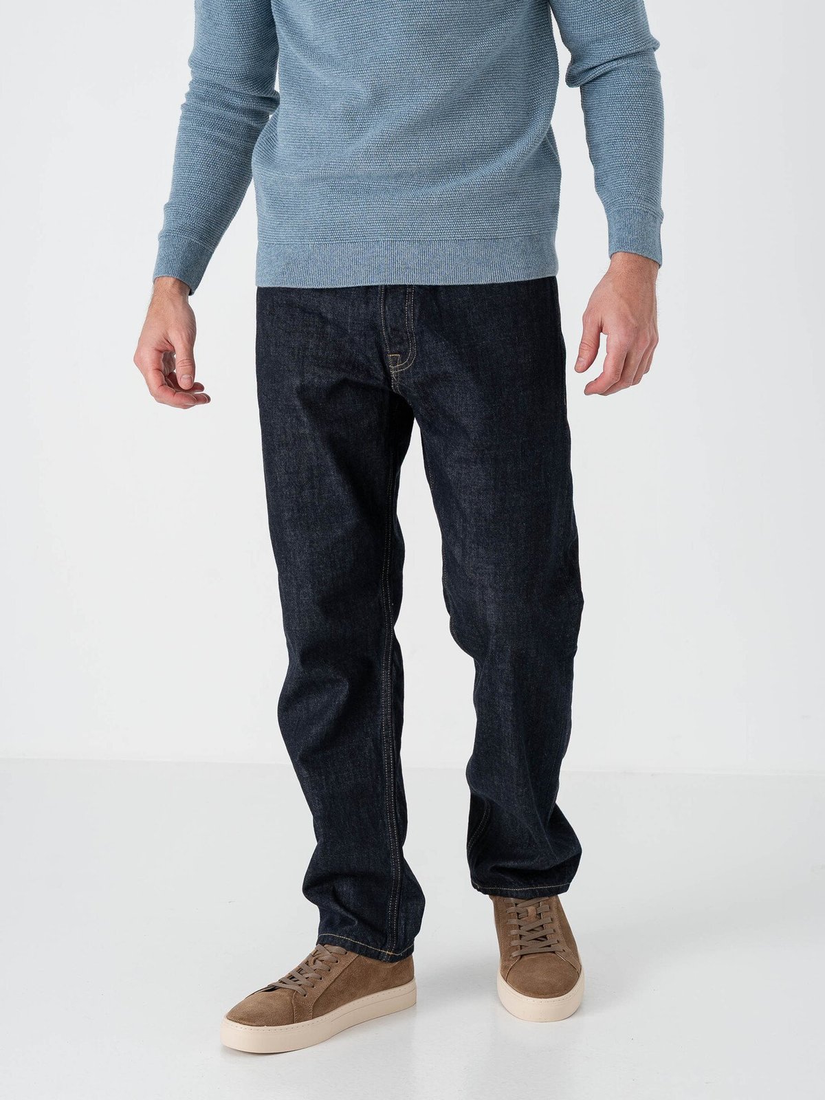 Jack and Jones Chris Original Jeans Blue Denim