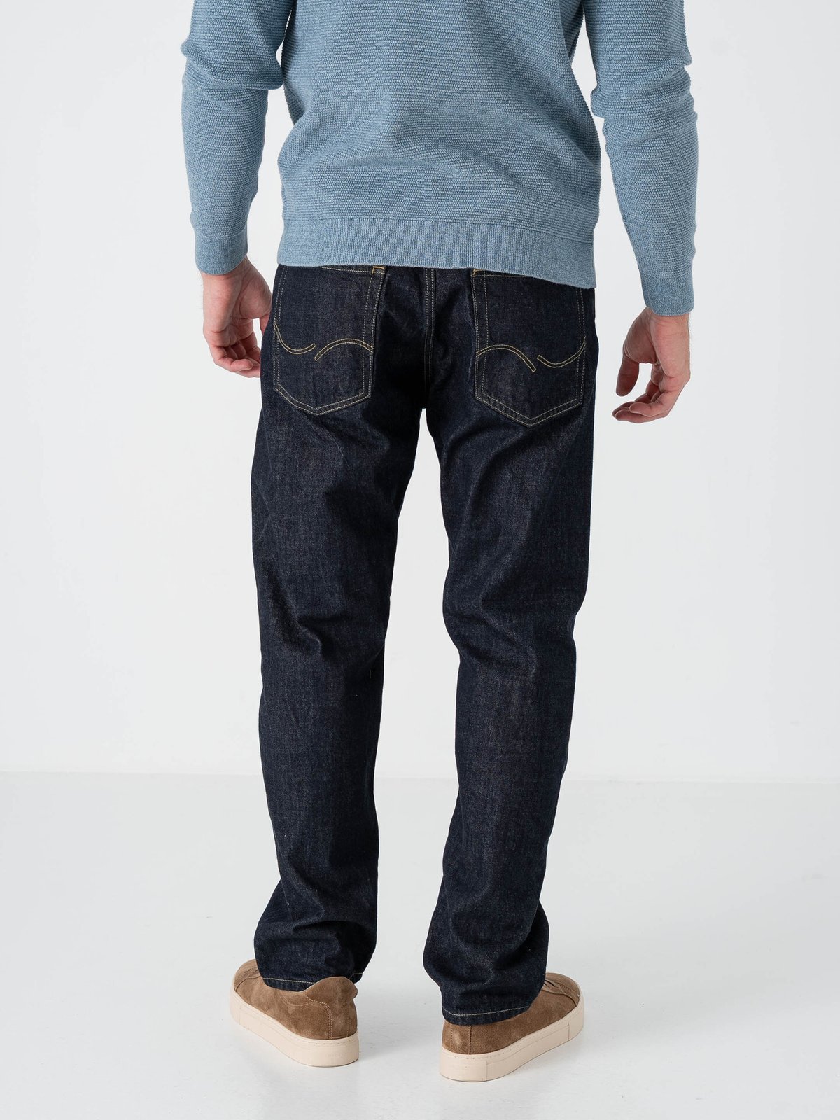 Jack and Jones Chris Original Jeans Blue Denim