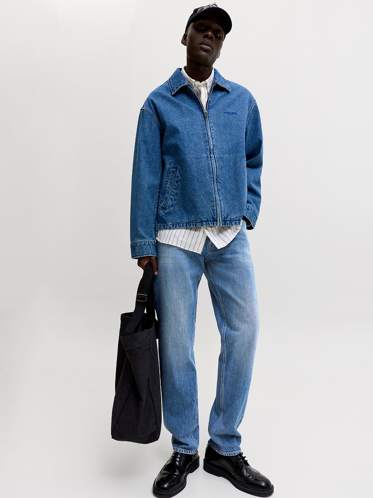 Jack and Jones Chris Original Jeans Blue Denim