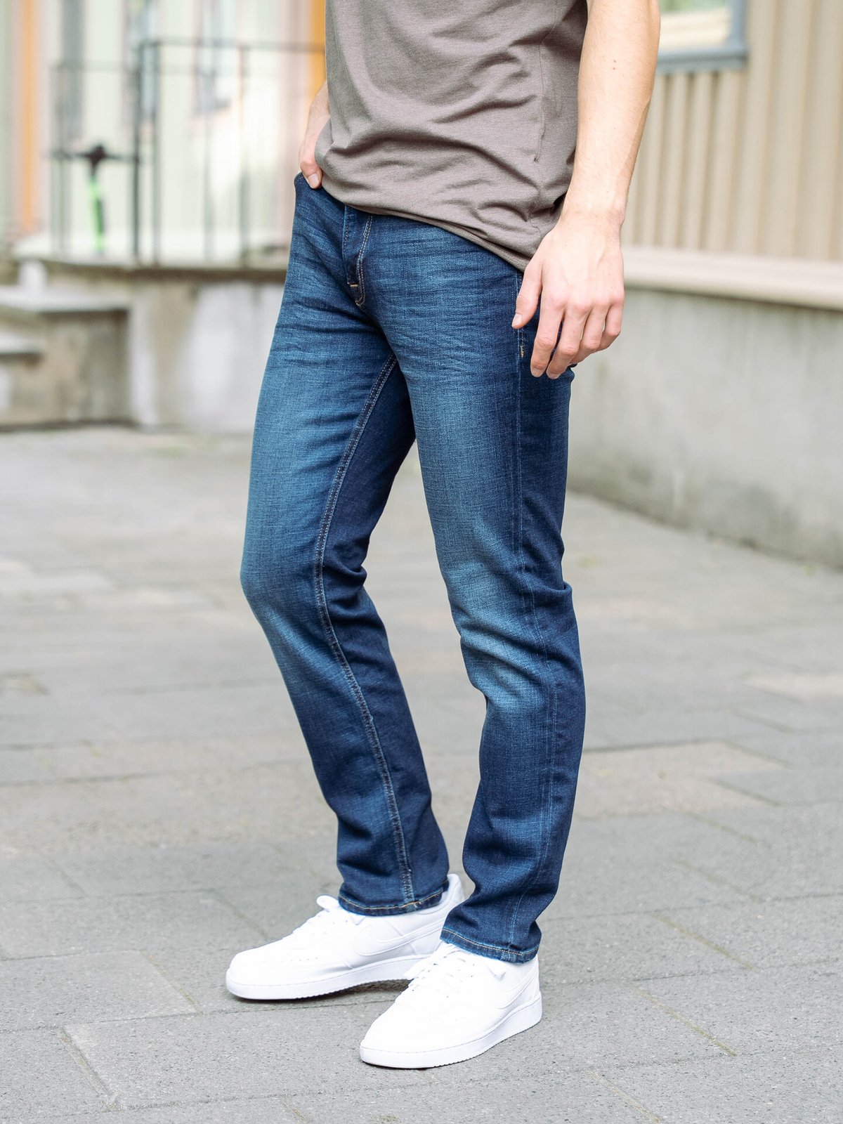 Jack and Jones Clark Evan Jeans Blue Denim