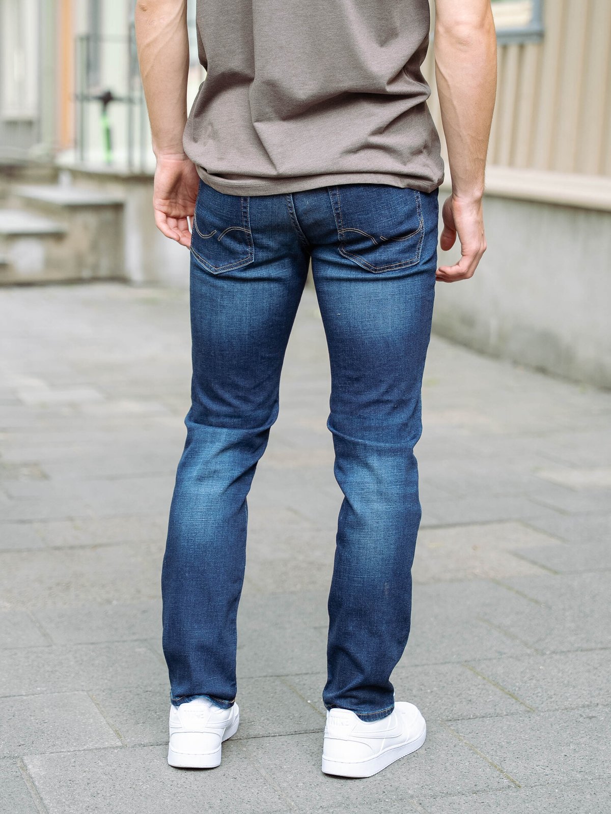 Jack and Jones Clark Evan Jeans Blue Denim