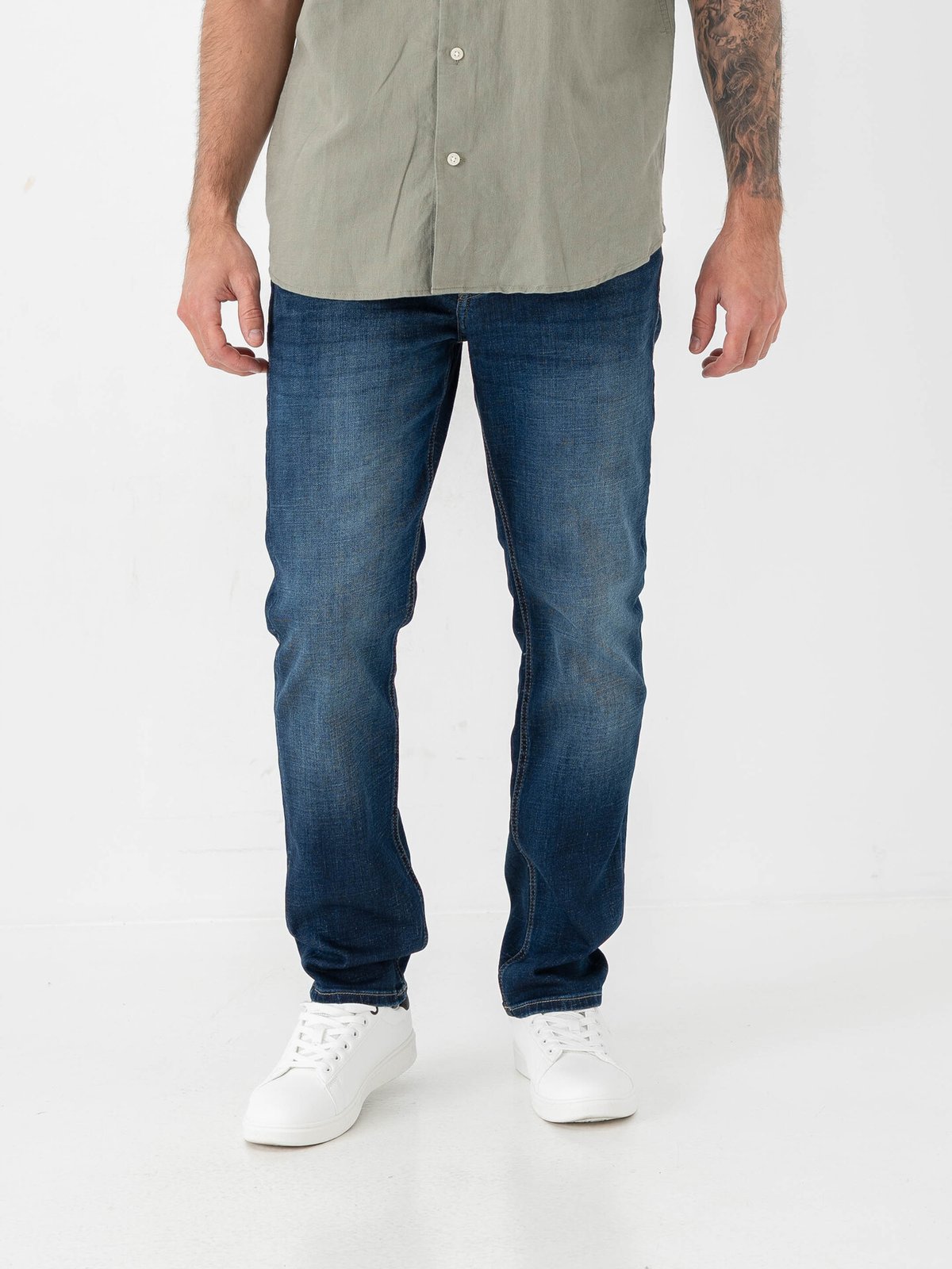 Jack and Jones Clark Evan Jeans Blue Denim