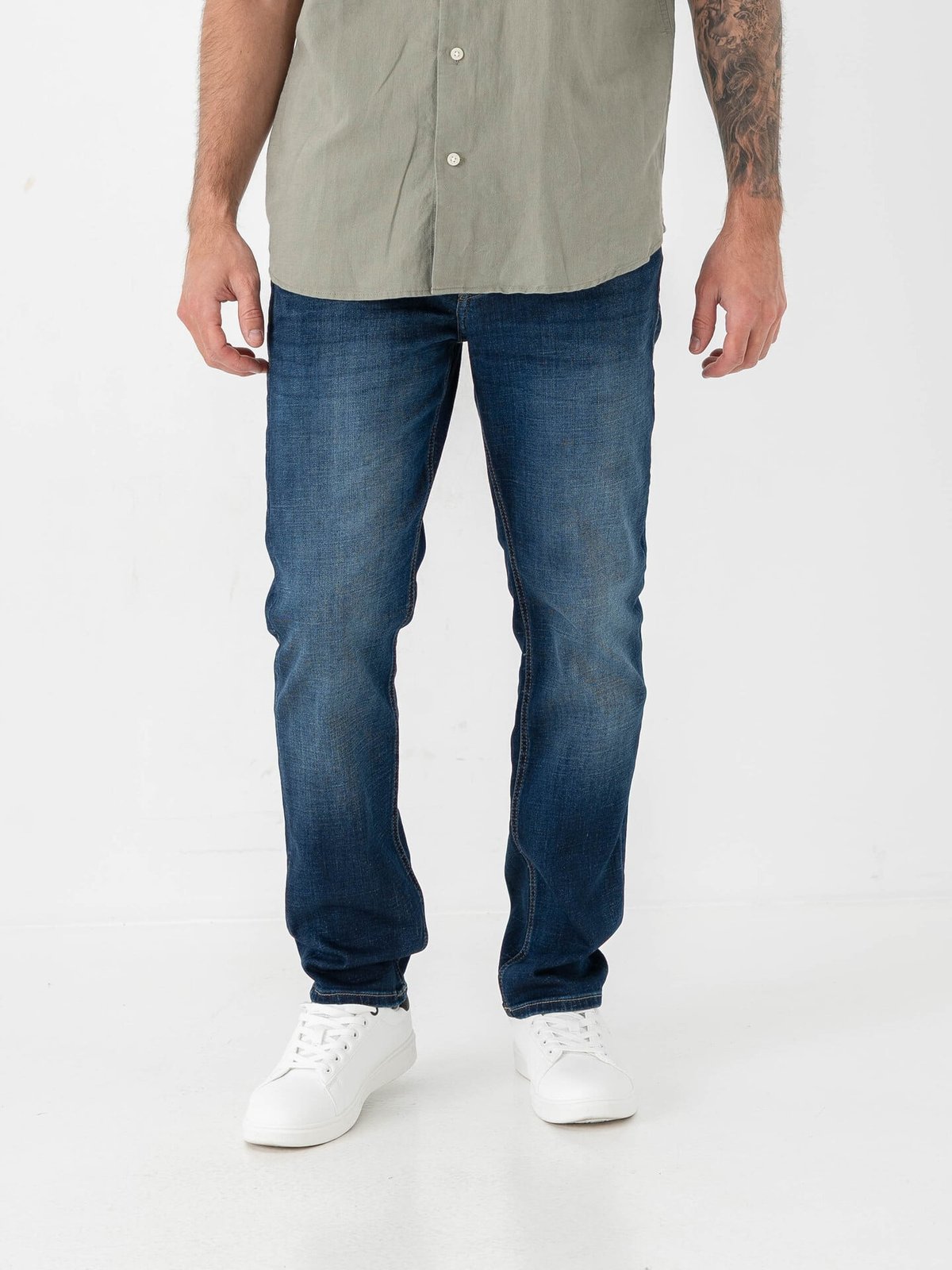 Jack and Jones Clark Evan Jeans Blue Denim