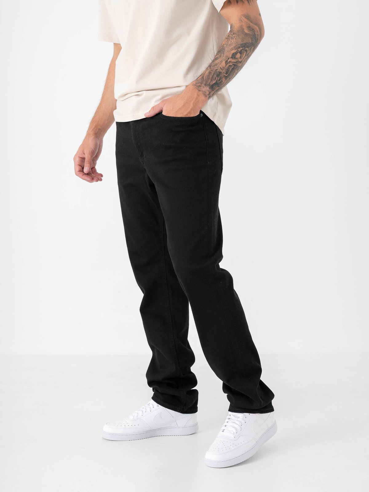 Jack and Jones Clark Evan Jeans Black Denim