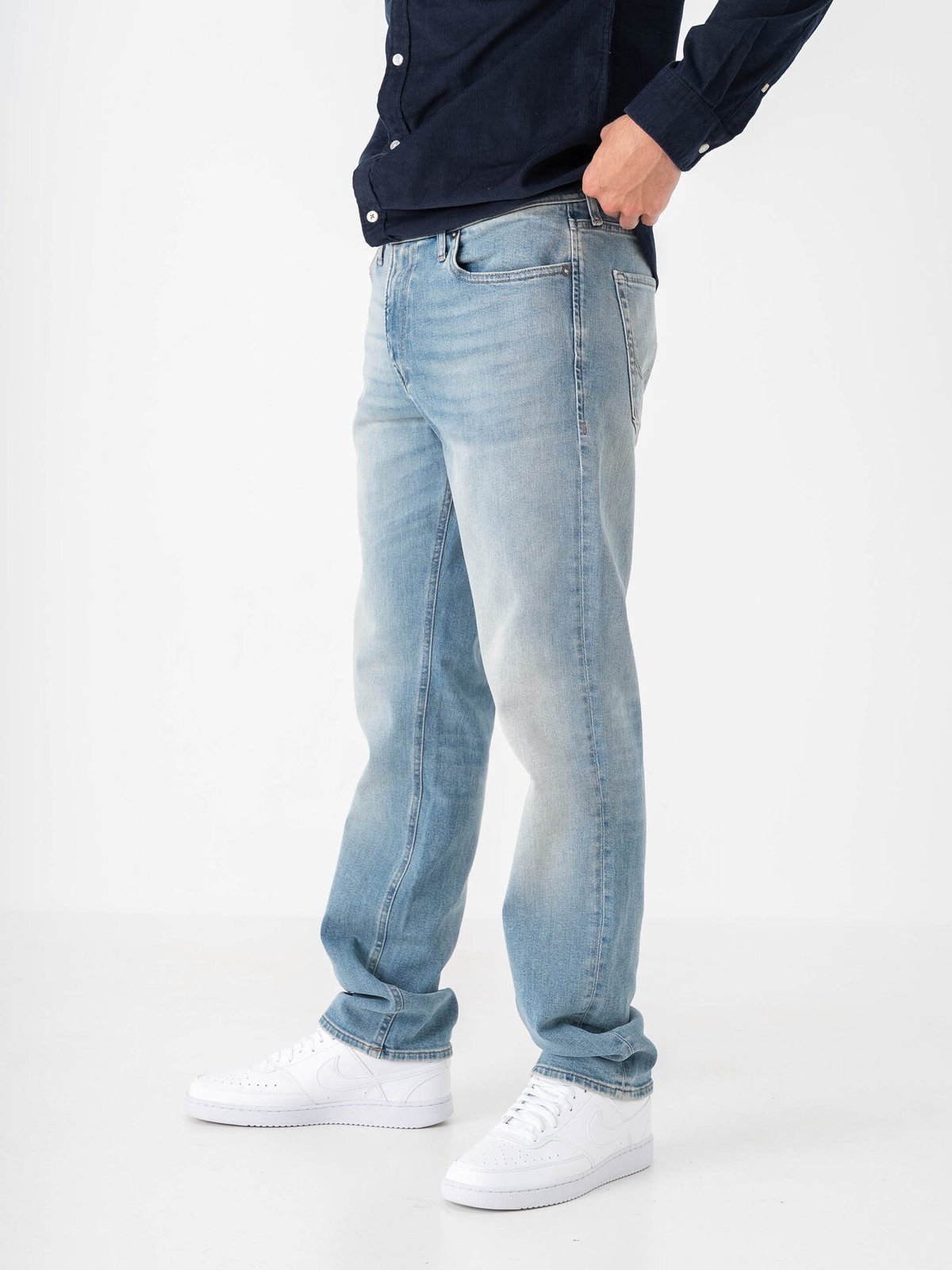 Jack and Jones Clark Evan Jeans Blue Denim