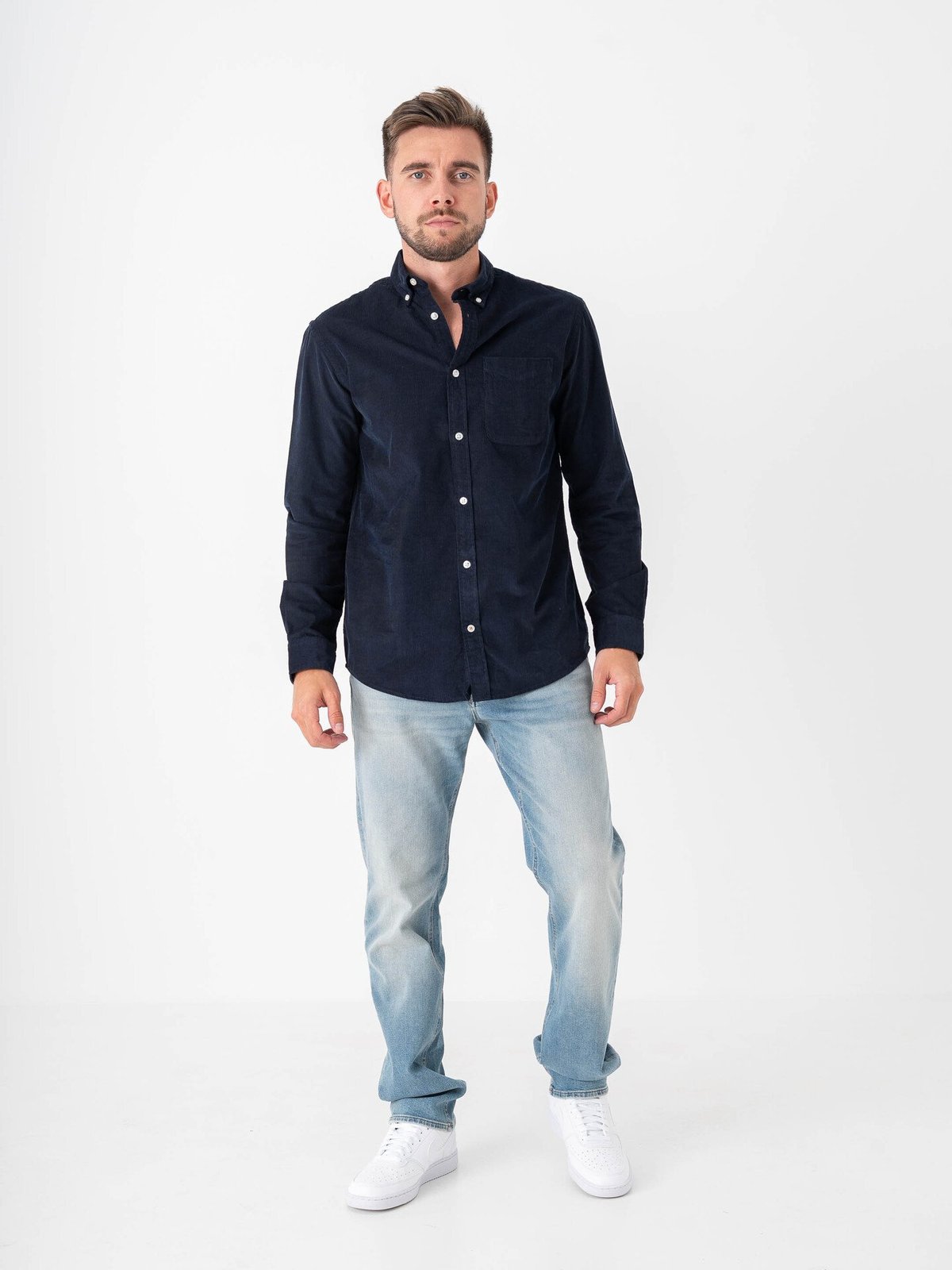 Jack and Jones Clark Evan Jeans Blue Denim