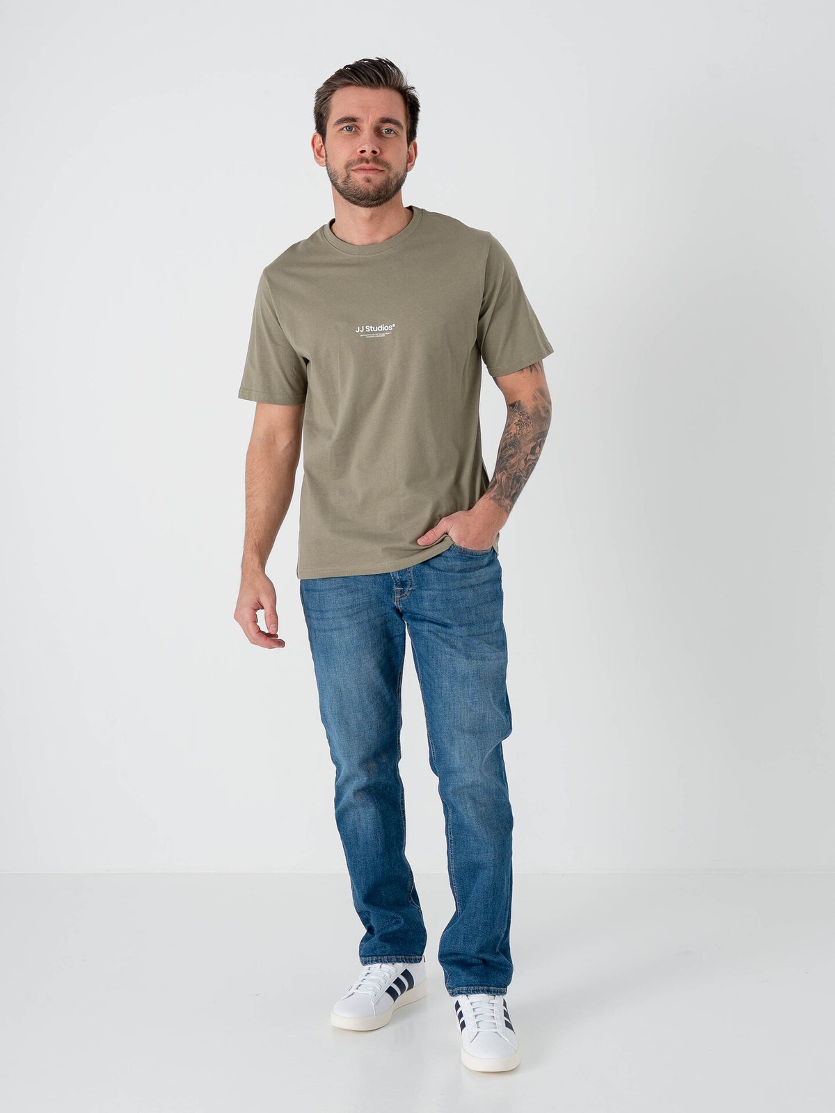 Jack and Jones Clark Evan Jeans Blue Denim 478