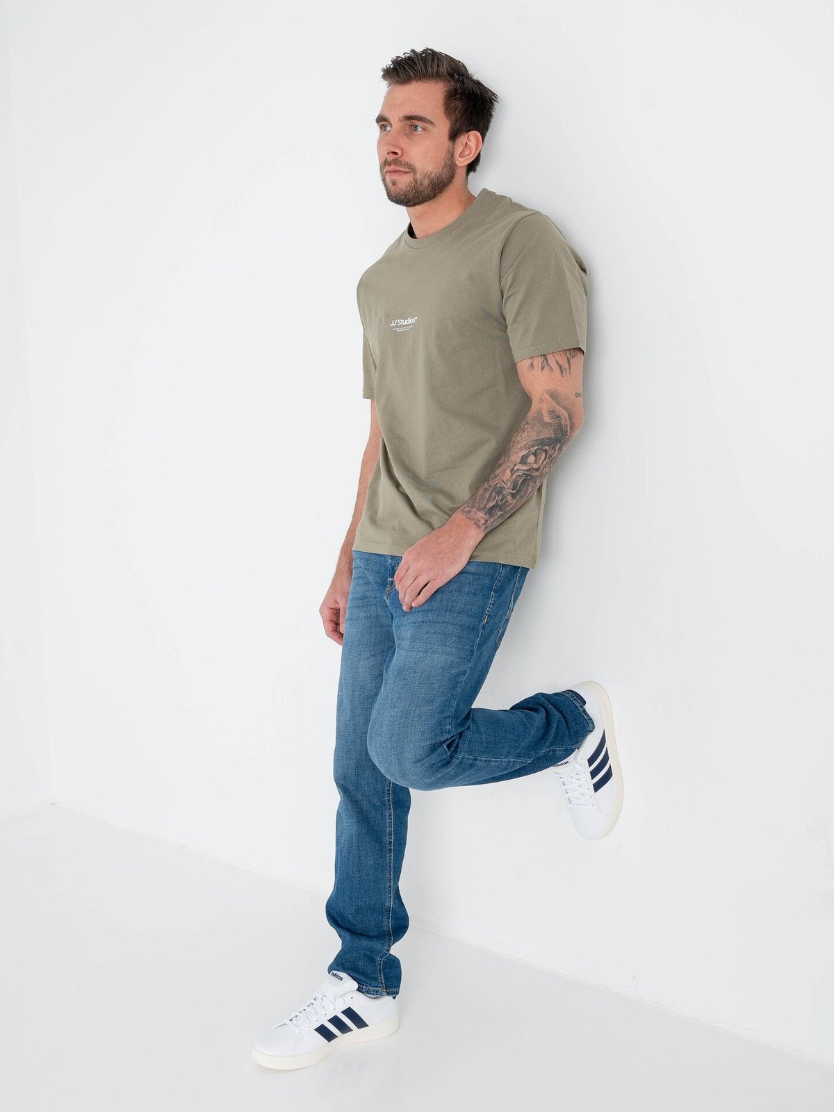 Jack and Jones Clark Evan Jeans Blue Denim 478