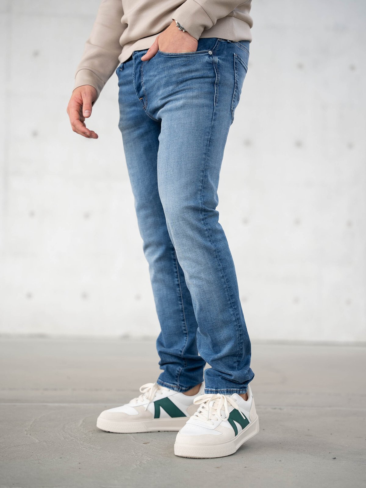 Jack and Jones Glenn Icon Jeans Blue Denim