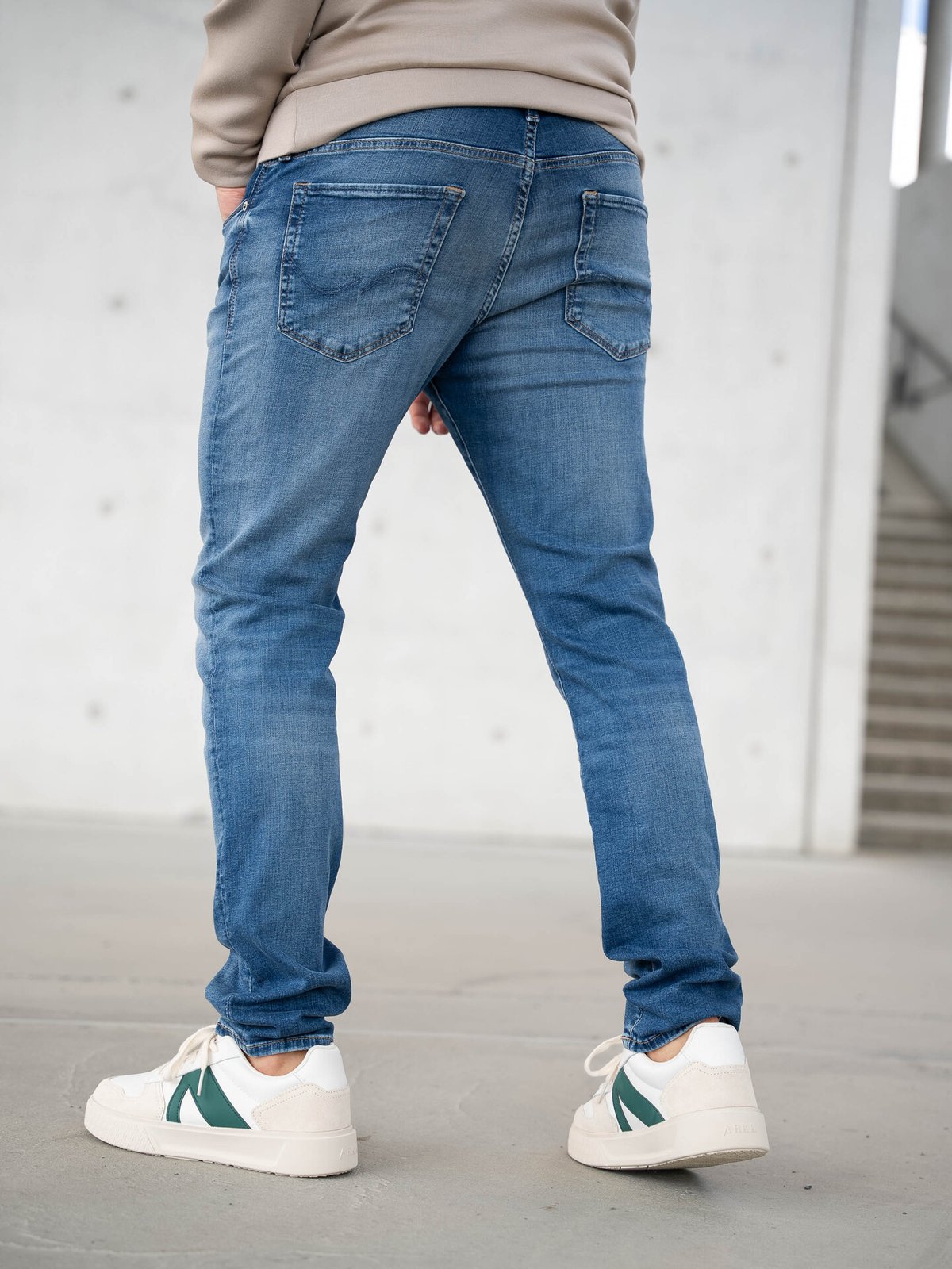 Jack and Jones Glenn Icon Jeans Blue Denim