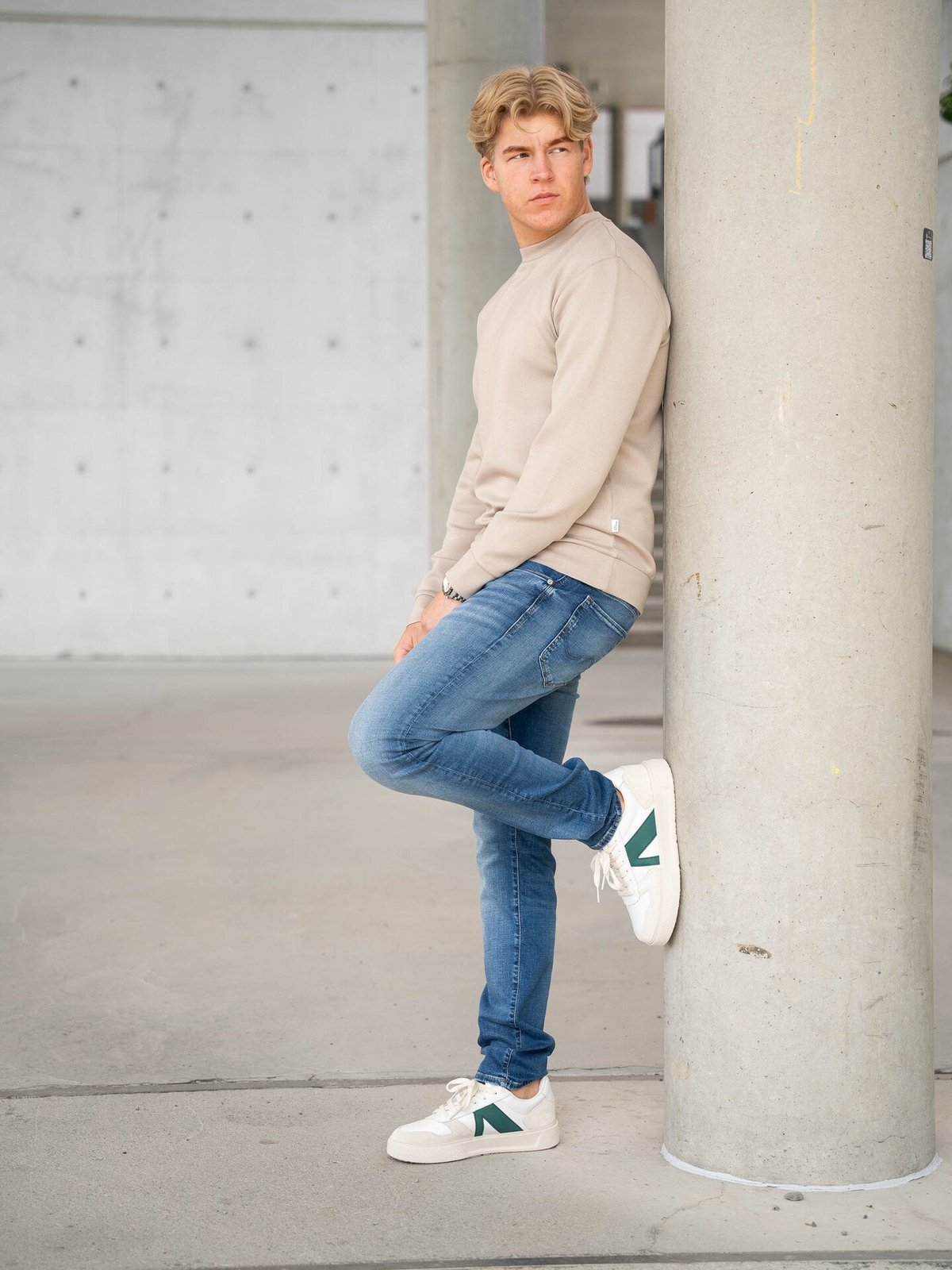 Jack and Jones Glenn Icon Jeans Blue Denim