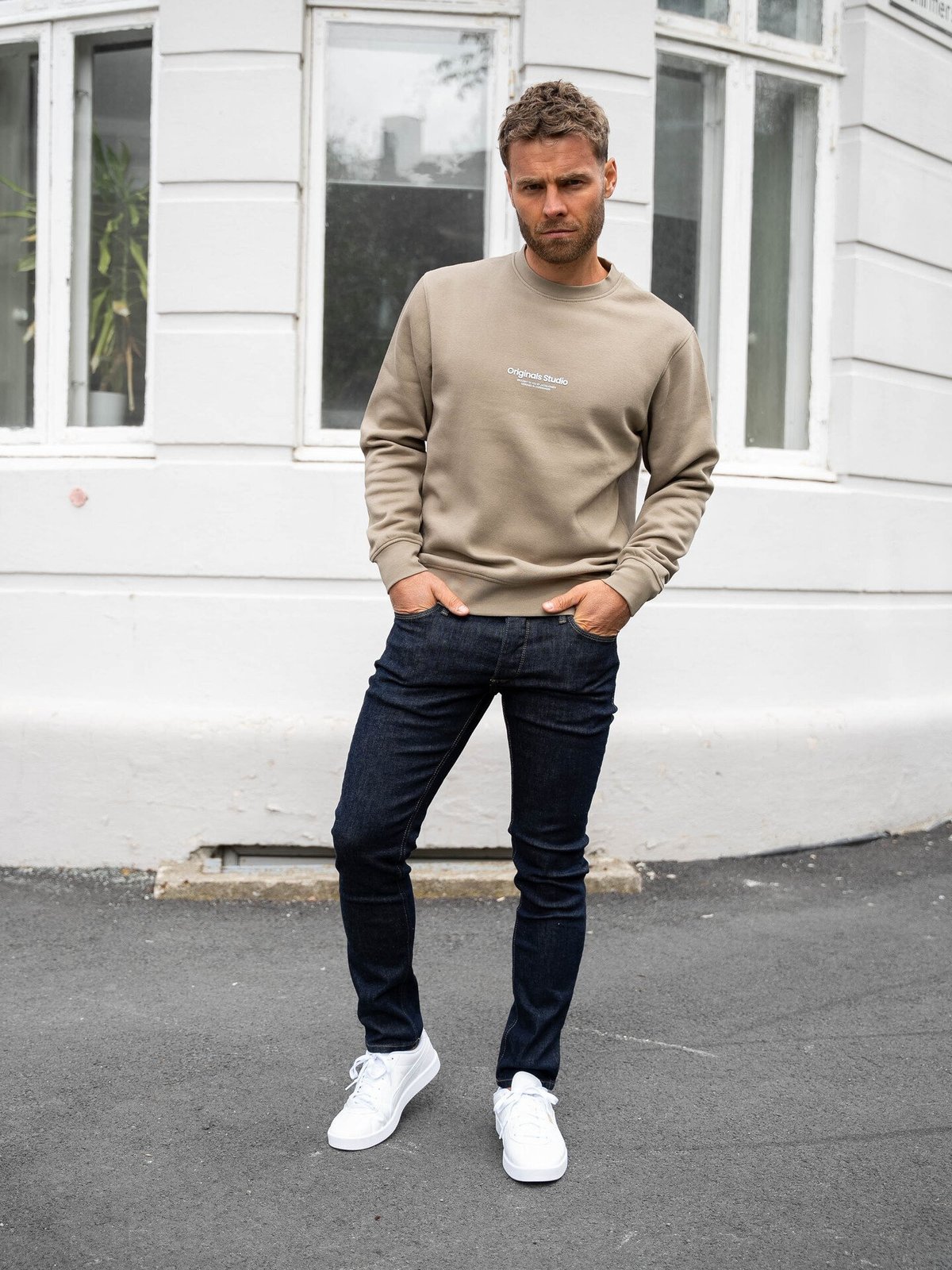 Jack and Jones Glenn Icon Jeans Blue Denim