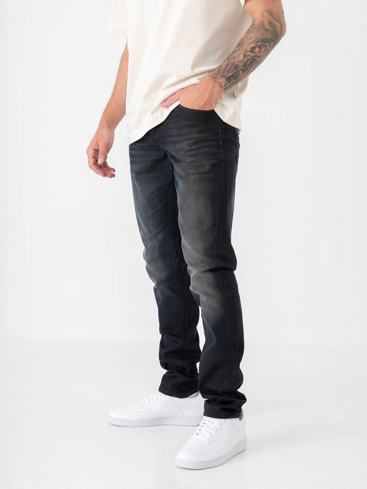 Jack and Jones Glenn Icon Jeans Blue Denim