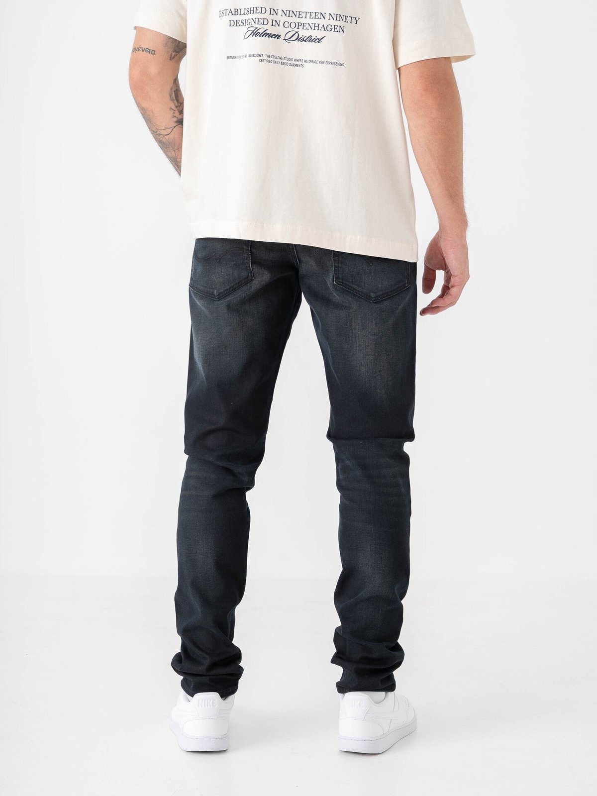 Jack and Jones Glenn Icon Jeans Blue Denim