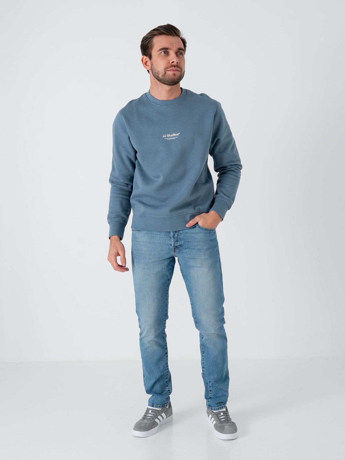 Jack and Jones Glenn Icon Jeans Blue Denim 520